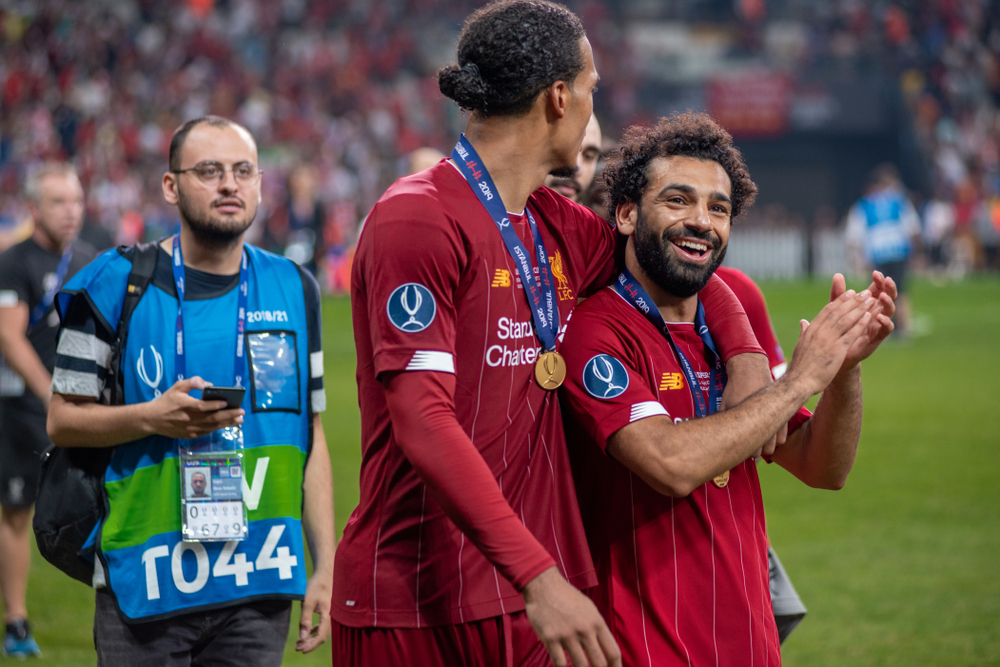 Virgil Van Dijk and Mohamed Salah