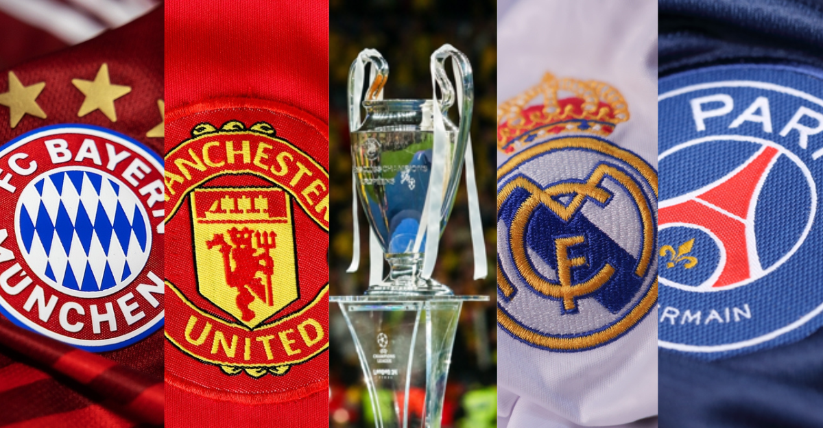 Kings of Europe: All Time Champions League Table – Ranked from Lowest to Highest