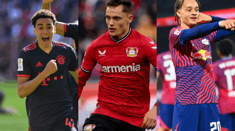 Jamal Musiala, Florian Wirtz, Xavi Simons, Hugo Ekitike