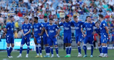 Everton players