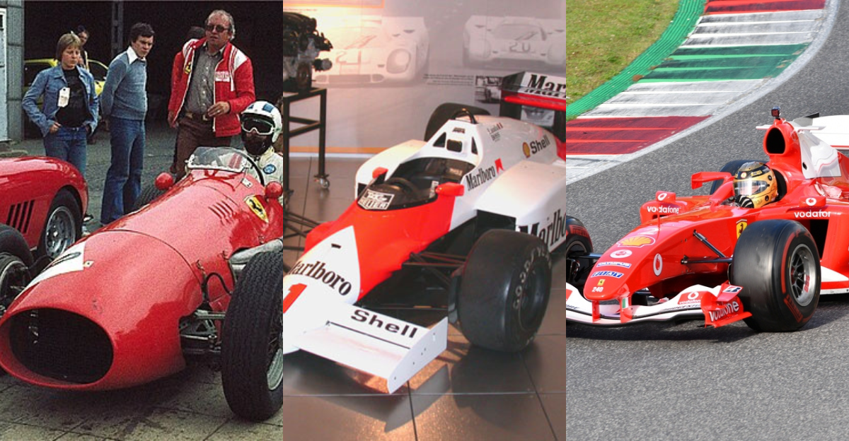 Die besten Formel-1-Autos aller Zeiten