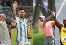 Roger Fedrer, Lionel Messi, Tiger Woods, Usian Bolt