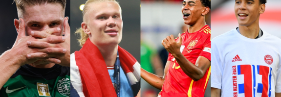 Viktor Gyokeres, Erling haaland, Lamine Yamal, Jamal Musiala