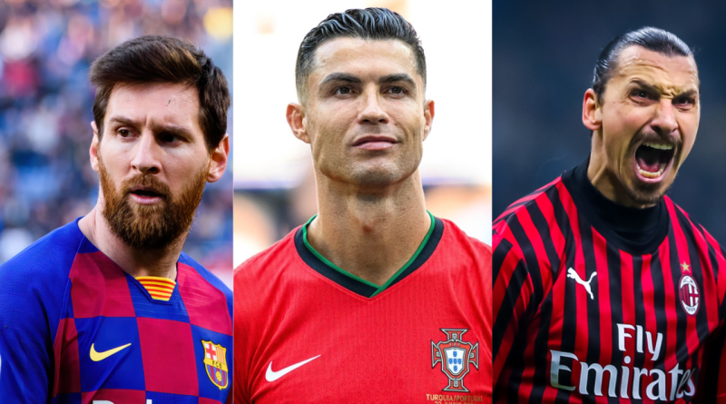Lionel Messi, Cristiano Ronaldo, Zlatan Ibrahimovic