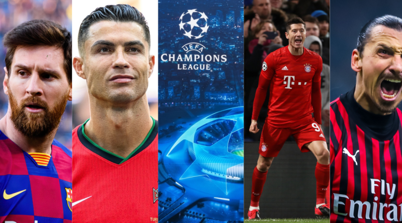 Lionel Messi, Cristiano Ronaldo, Champions League, Robert Lewandowski, Zlatan Ibrahimovic