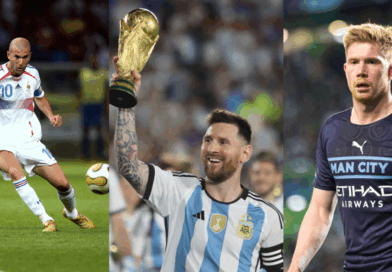 Zinedine Zidane, Lionel Messi, Kevin De Bruyne