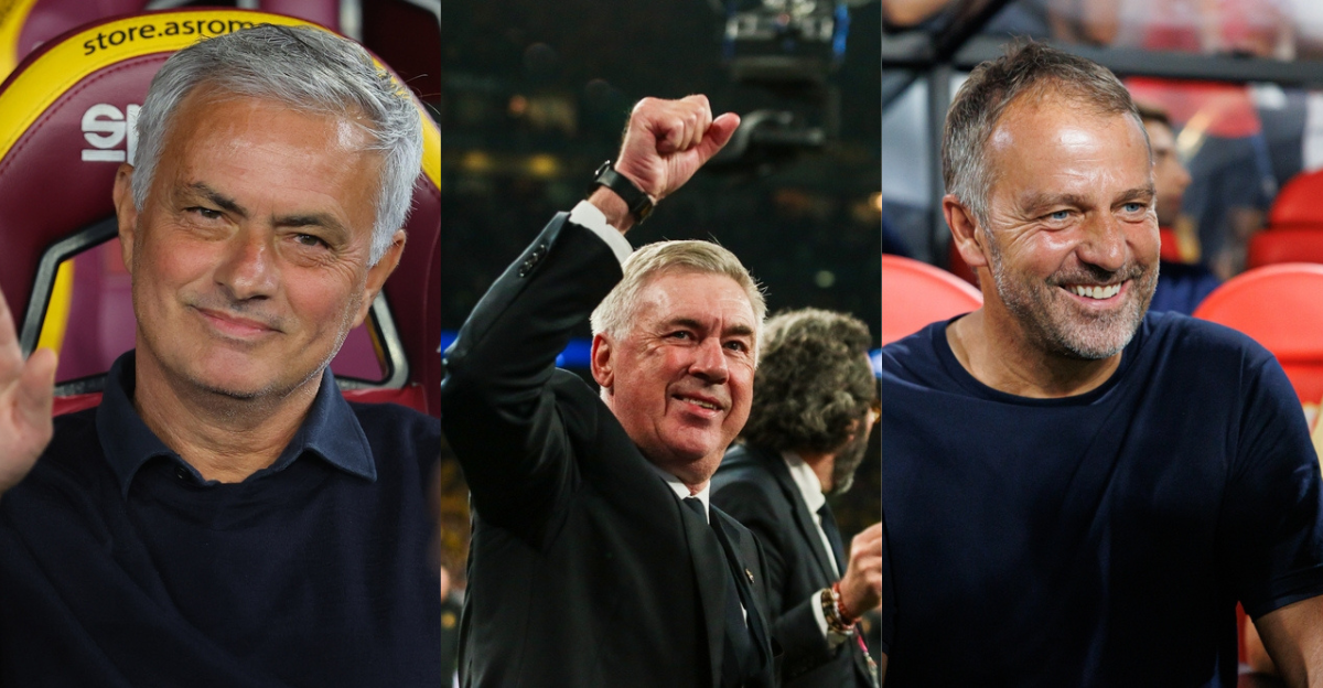 Jose Mourinho, Carlo Ancelotti, Hansi Flick