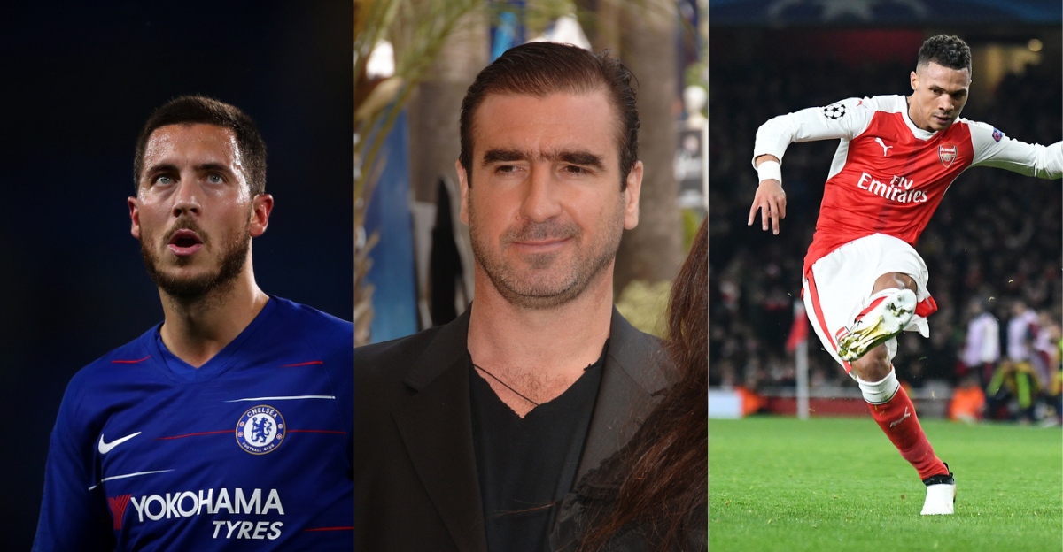 Eden Hazard, Eric Cantona, Kieran Gibbs