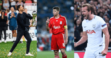 Xabi Alonso, Steven Gerrard, Harry Kane