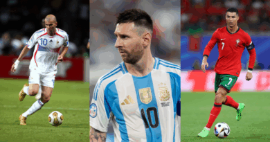 Zidane, Messi, Ronaldo