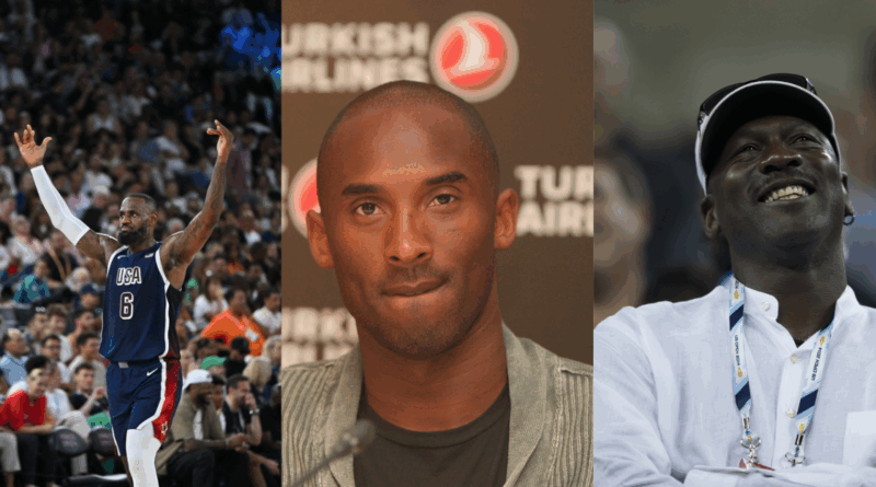 Lebron James, Kobe Bryant, Michael Jordan