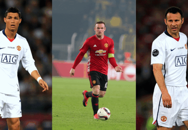 Ronaldo, Rooney, Giggs