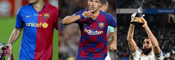Henry, Suarez, Benzema