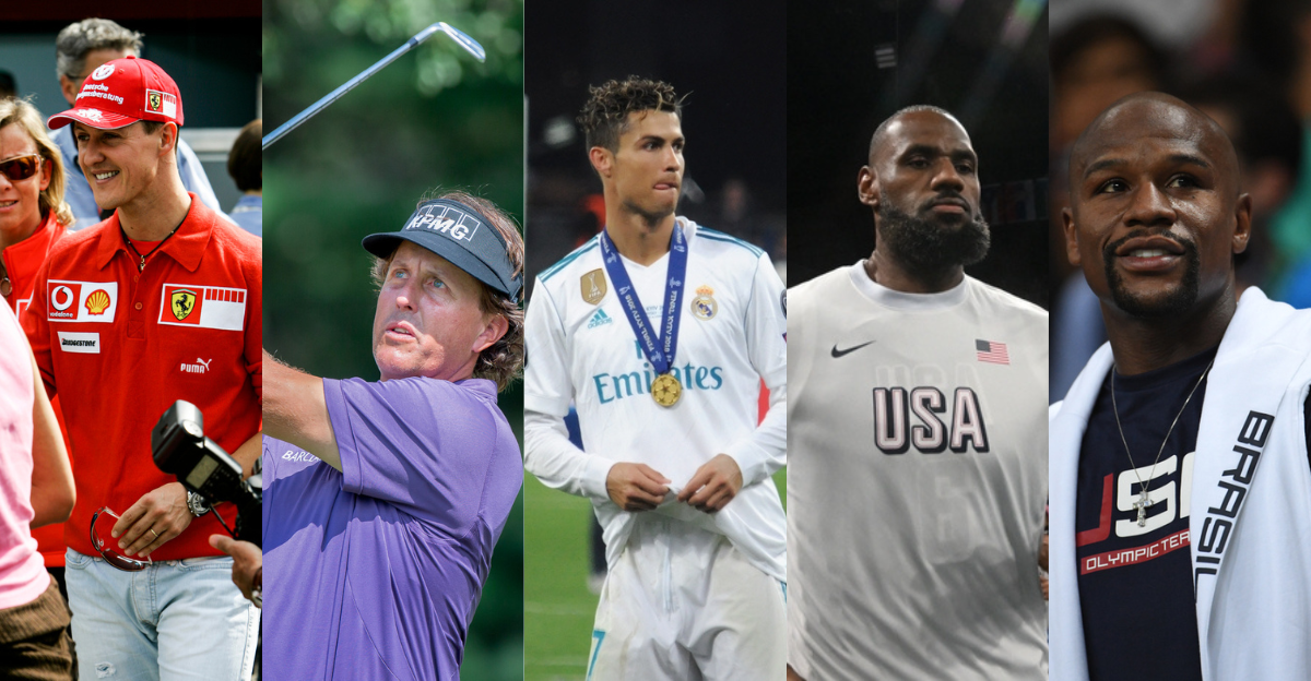 The 50 Highest-Paid Athletes of All Time – Ranked from Lowest to Highest
