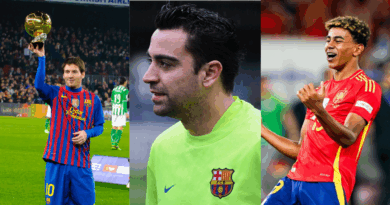 Lionel Messi, Xavi. Lamine Yamal