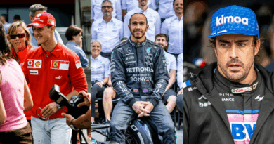 Michael Schumacher, Lewis Hamilton, Fernando Alonso