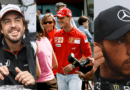 Alonso, Michael Schumacher, Lewis Hamilton