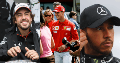 Alonso, Michael Schumacher, Lewis Hamilton