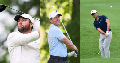 xander schauffele, rory mcilroy, scottie scheffler
