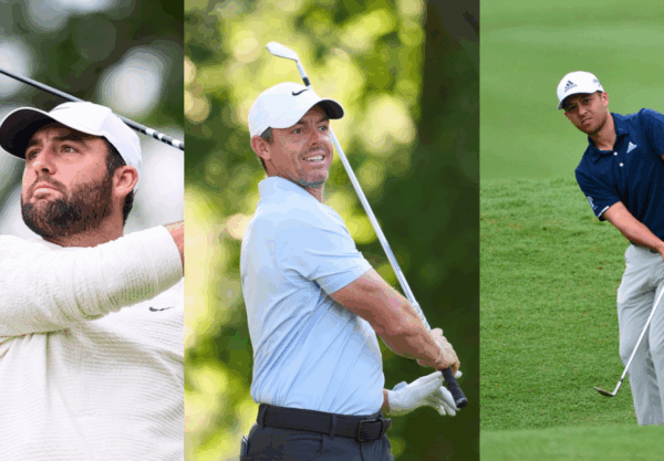 xander schauffele, rory mcilroy, scottie scheffler