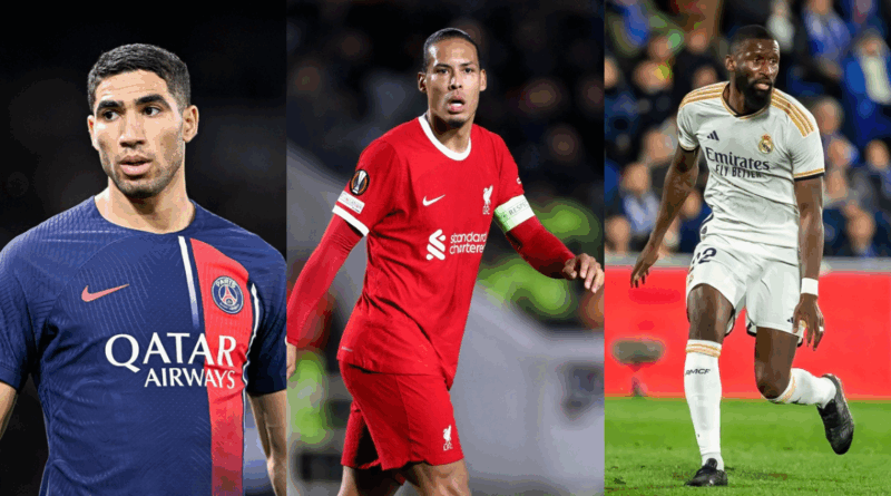 Archraf Hakimi, Virgil Van Dijk, Antonio Rudiger