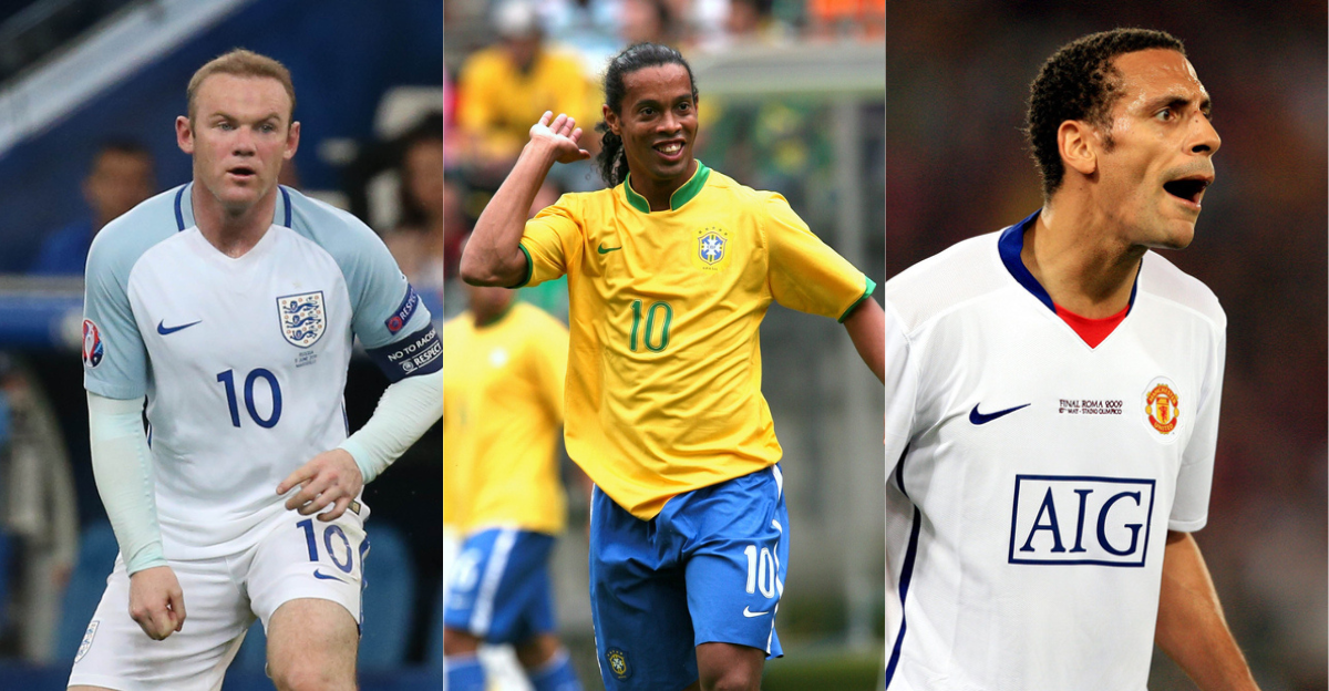 El once británico de todos los tiempos de Ronaldinho