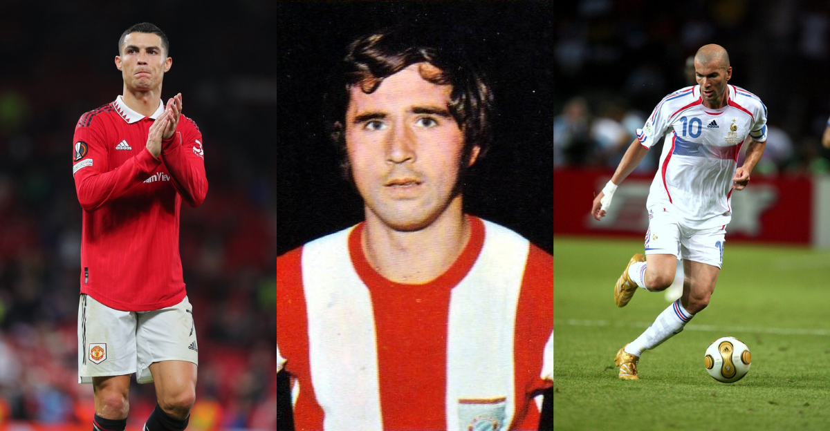 Cristiano Ronaldo, Gerd Muller, Zinedine Zidane