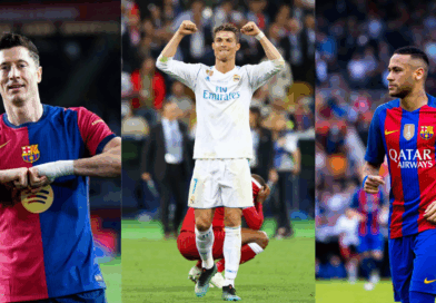 Robert Lewandowski, Cristiano Ronaldo, Neymar
