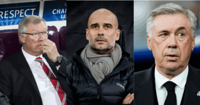 Alex Ferguson, Pep Guardiola, Carlo Ancelotti