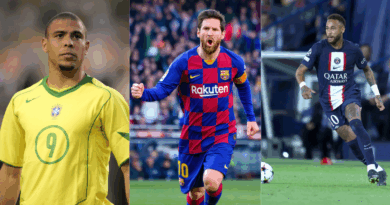 Ronaldo Nazario, Messi, Neymar