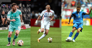 Messi, Zidane, Totti