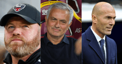 Wayne Rooney, Jose Mourinho, Zinedine Zidane