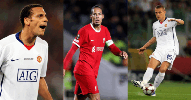 Rio Ferdinand, Virgil Van dijk, Nemanja Vidic