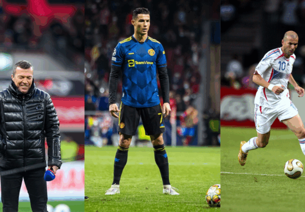 lothar matthäus, Cristiano Ronaldo, Zinedine Zidane