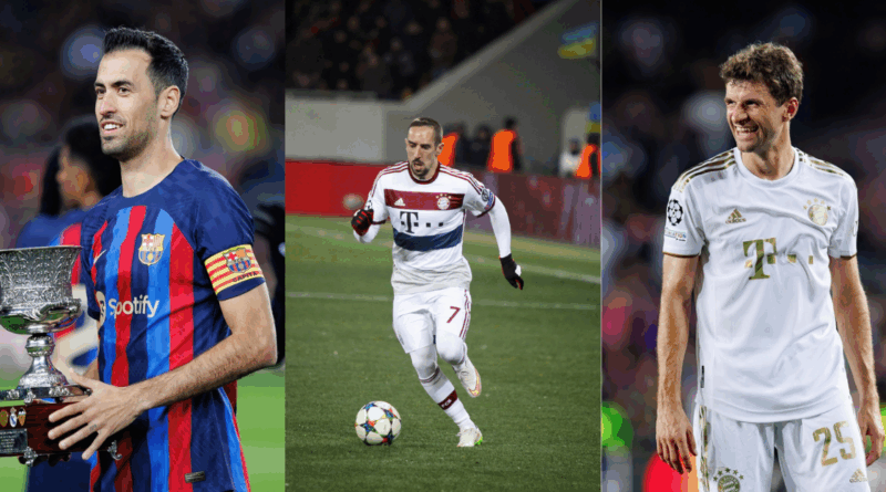Busquets, Ribery. Muller