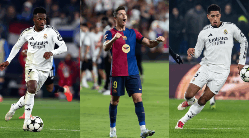 Vinicius Jr, Lewandowski, Bellingham