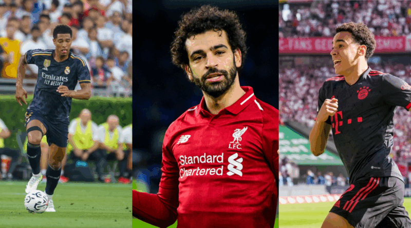 Jude Bellingham, Mohammed Salah, Jamal Musiala