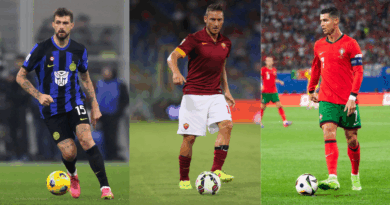 Acerbi, Totti, Ronaldo