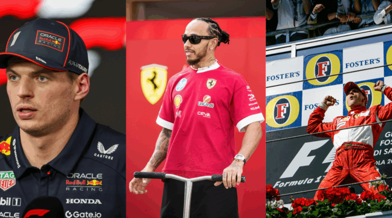 Verstappen, Hamilton, Schumacher