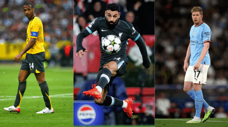 Henry, Salah, De Bruyne