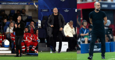 Enrique, Arteta, Guardiola