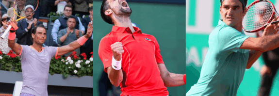 Nadal, Djokovic, Federer