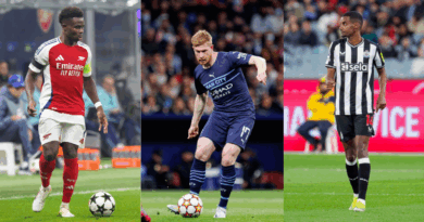 Saka, De Bruyne, Isak
