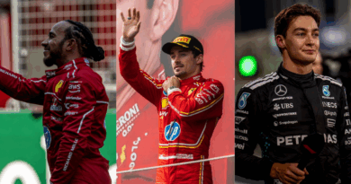 Hamilton, Leclerc, Russel