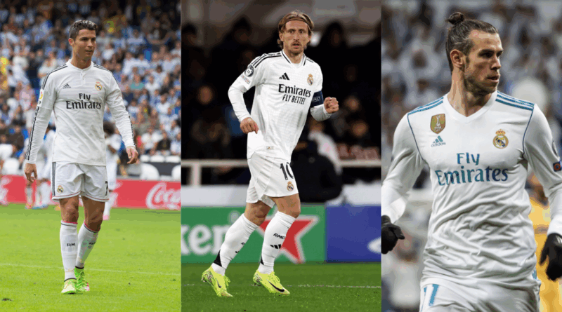 Ronaldo, Modric, Bale