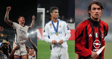 Toni Kroos, Cristiano Ronaldo, Paolo Maldini