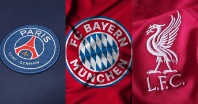 PSG, Bayern Munchen, Liverpool
