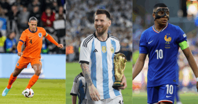 Van Dijk, Messi, Mbappe