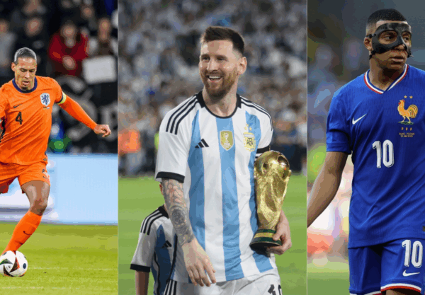 Van Dijk, Messi, Mbappe