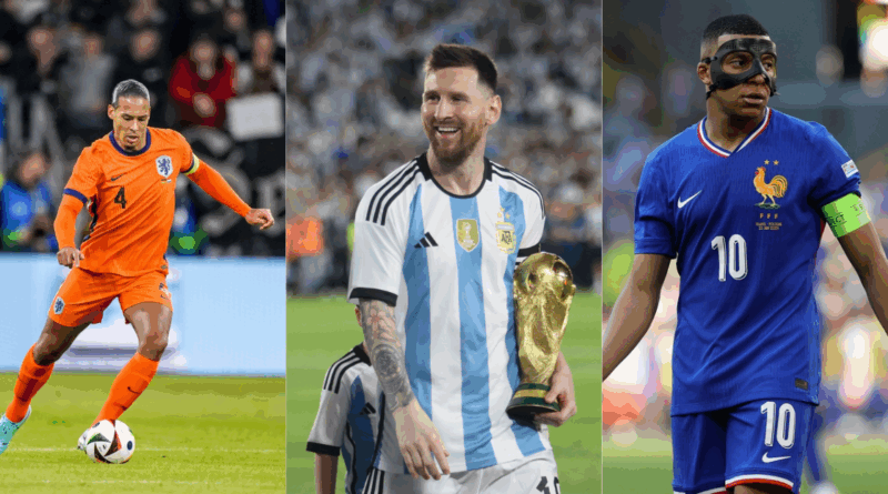 Van Dijk, Messi, Mbappe